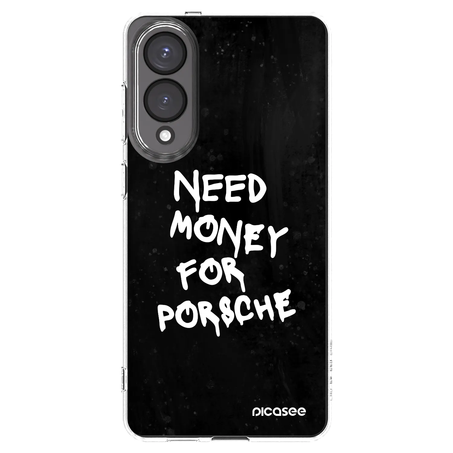 Picasee husă transparentă din silicon pentru Samsung Galaxy S25 Edge 5G - Black Dollar