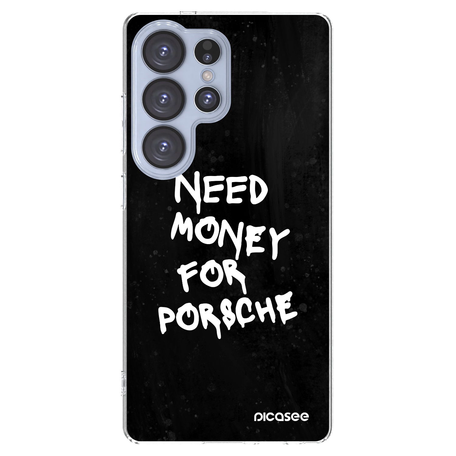 Picasee husă transparentă din silicon pentru Samsung Galaxy S25 Ultra 5G - Black Dollar