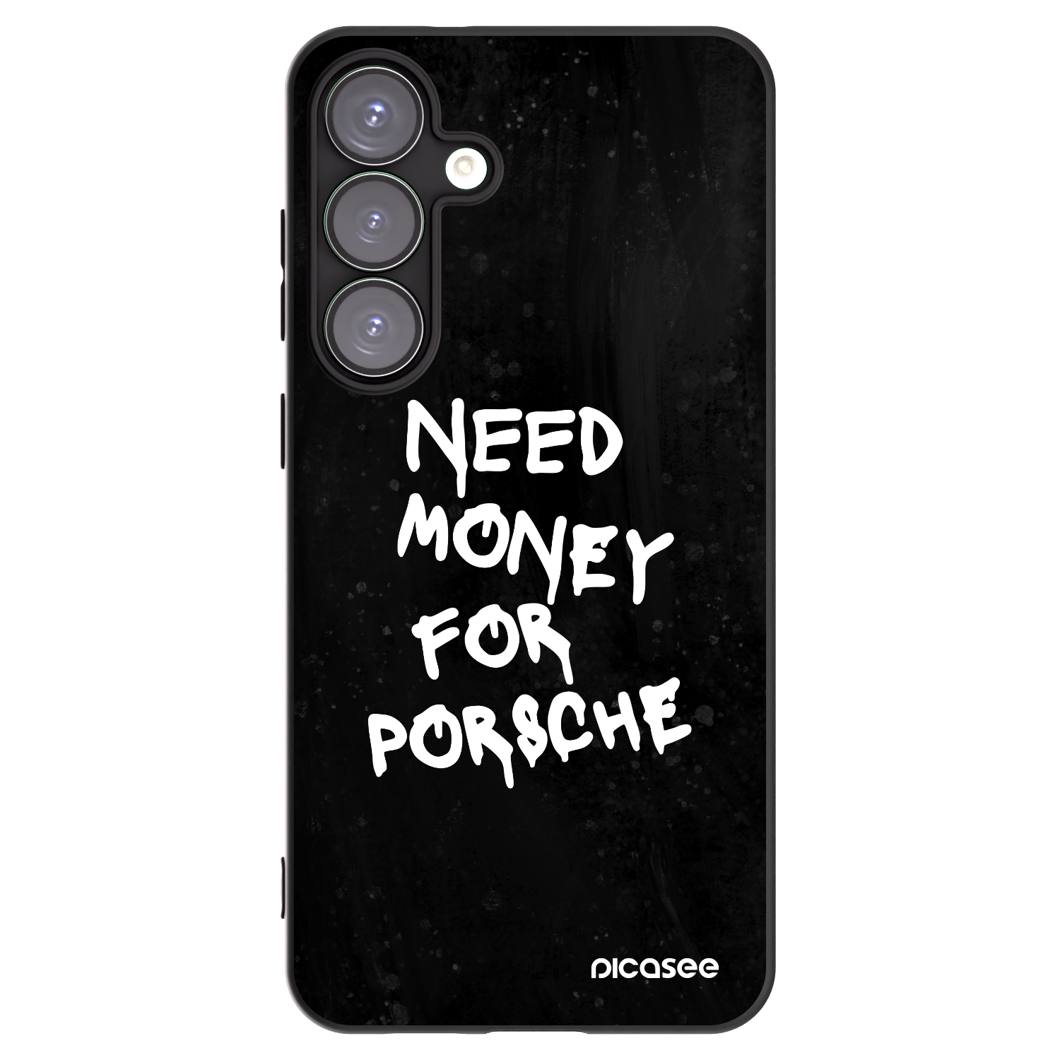 Picasee husă neagră din silicon pentru Samsung Galaxy S25+ 5G - Black Dollar