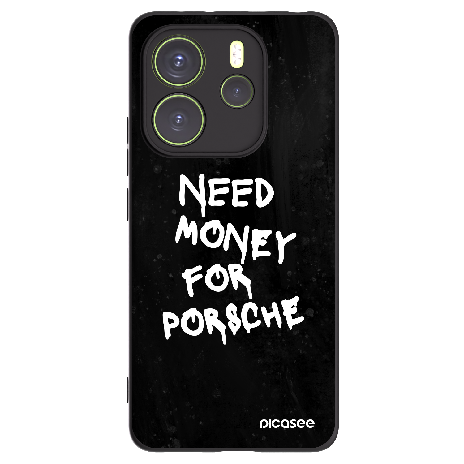Picasee husă neagră din silicon pentru Xiaomi Redmi Note 14 4G - Black Dollar