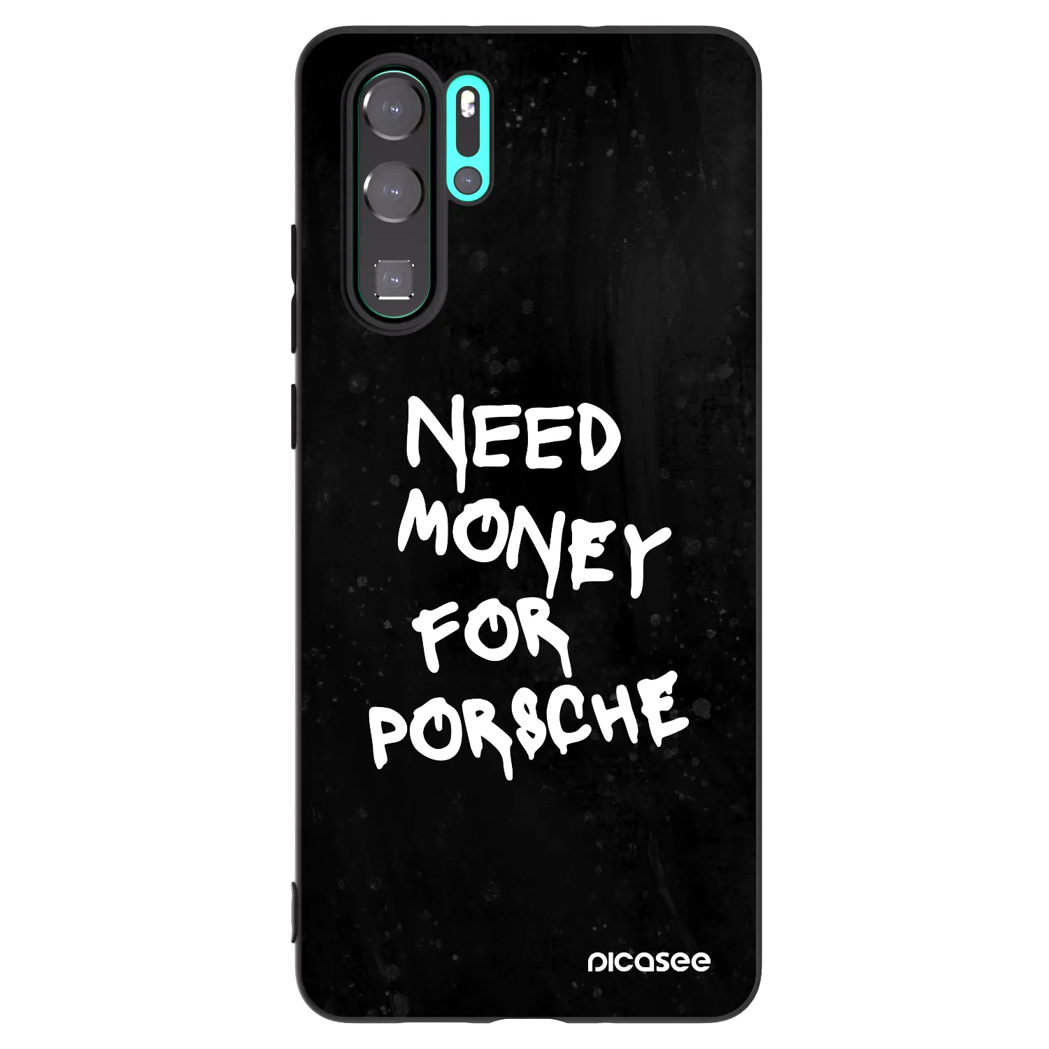 Picasee husă neagră din silicon pentru Huawei P30 Pro - Black Dollar