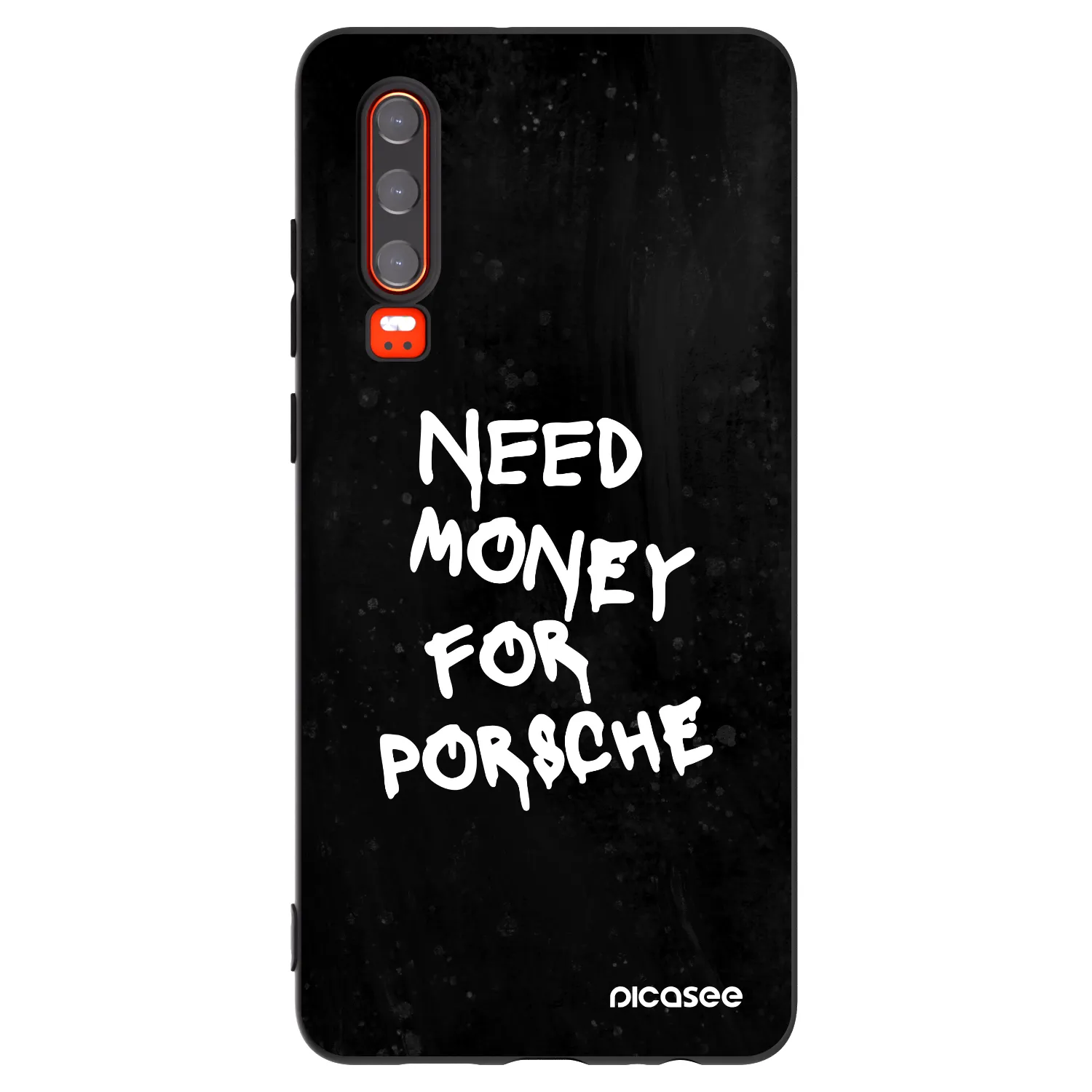 Picasee husă neagră din silicon pentru Huawei P30 - Black Dollar