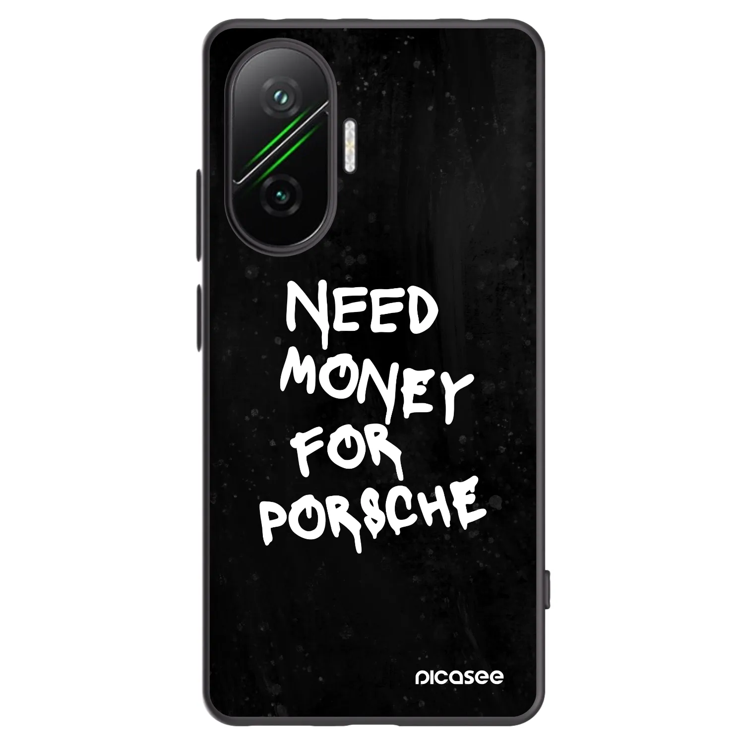 Picasee husă neagră din silicon pentru Xiaomi Poco F7 5G - Black Dollar