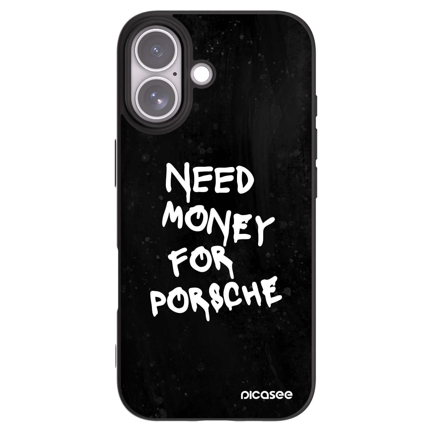 Picasee husă neagră din silicon pentru Apple iPhone 17 - Black Dollar