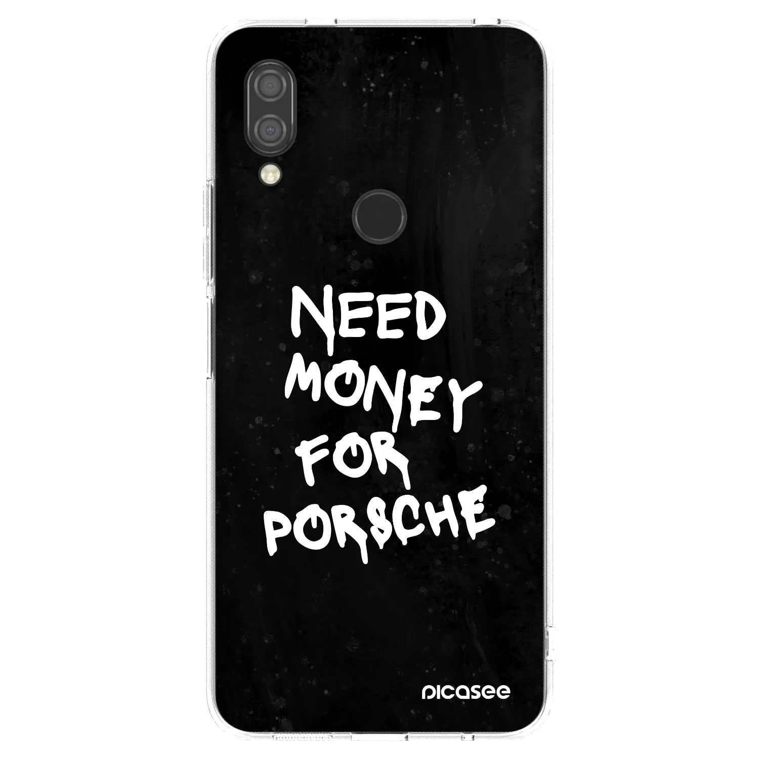 Picasee husă transparentă din silicon pentru Xiaomi Redmi 7 - Black Dollar