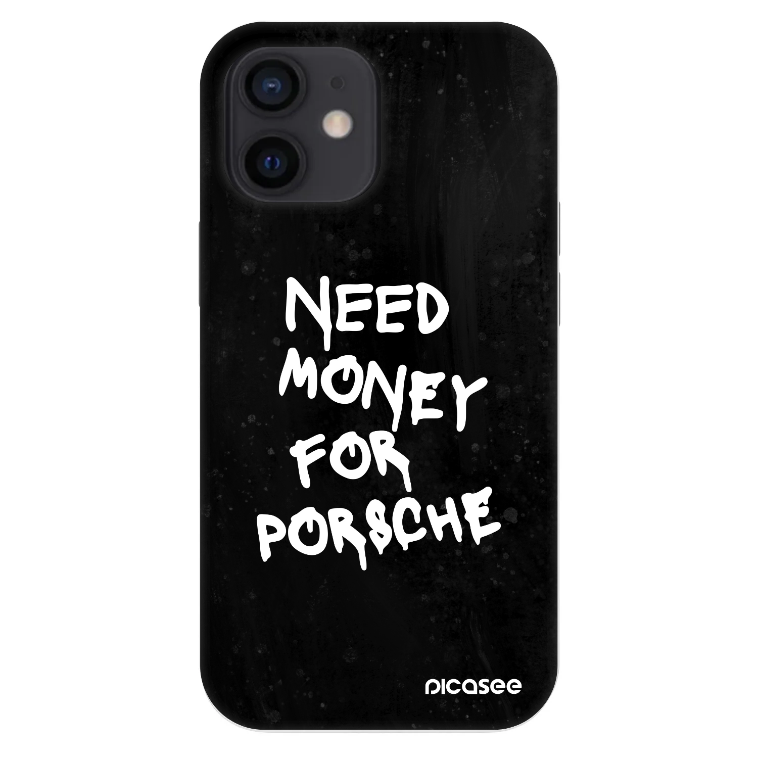 Picasee Fashion Case pentru Apple iPhone 12 mini - Black Dollar