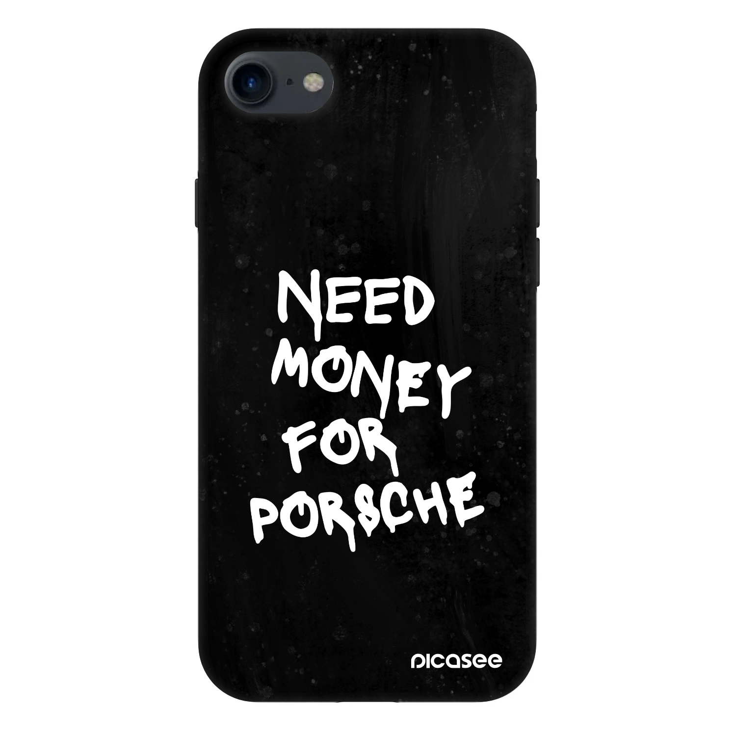 Picasee Fashion Case pentru Apple iPhone SE 2022 - Black Dollar