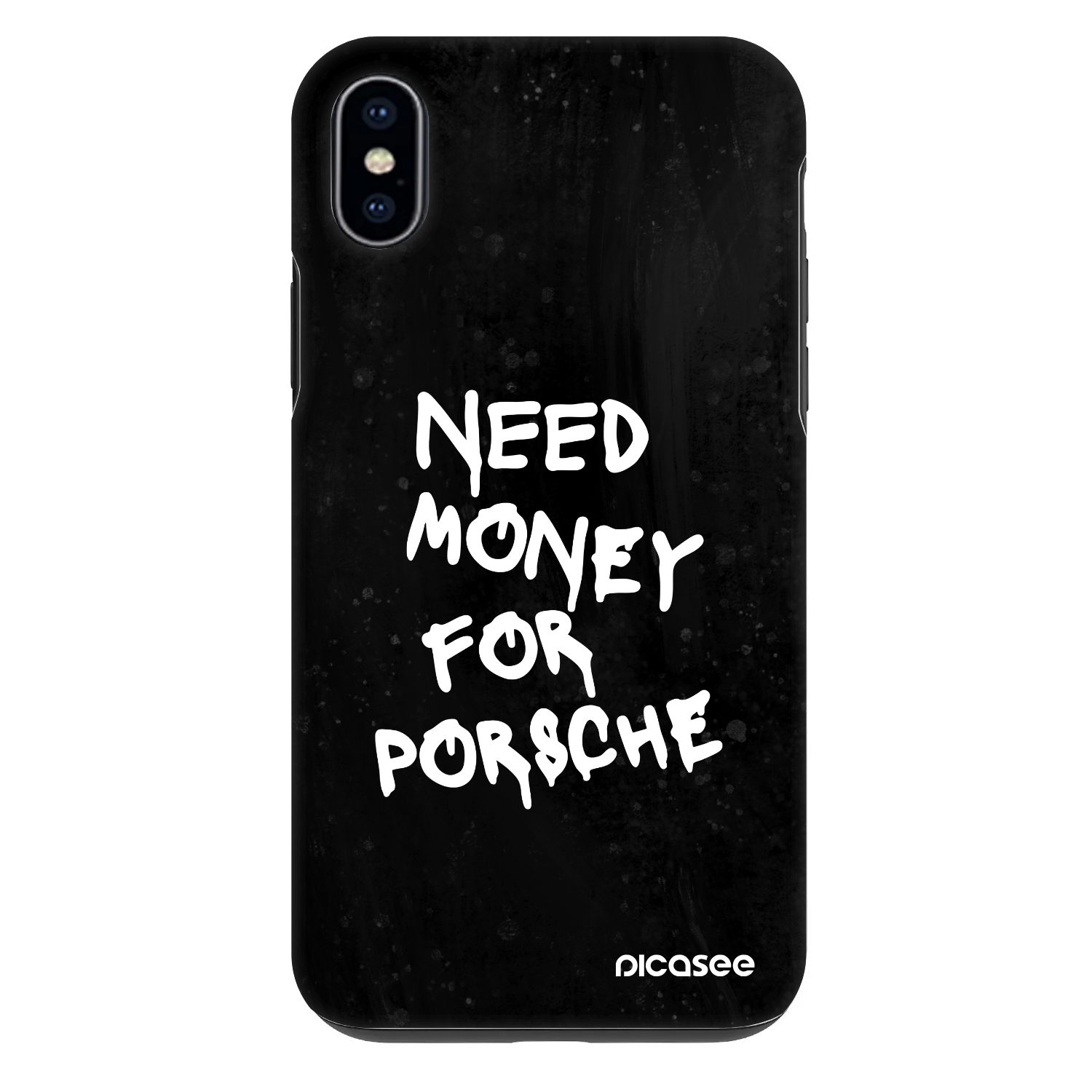 Picasee Fashion Case pentru Apple iPhone XS Max - Black Dollar