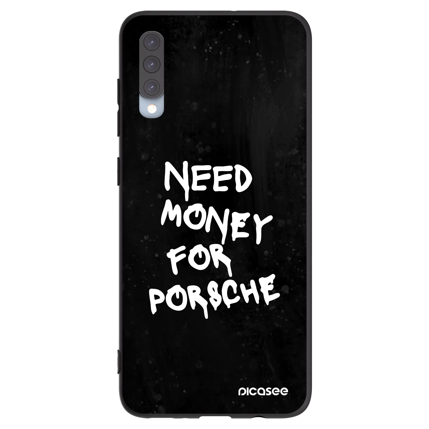 Picasee husă neagră din silicon pentru Samsung Galaxy A70 A705F - Black Dollar