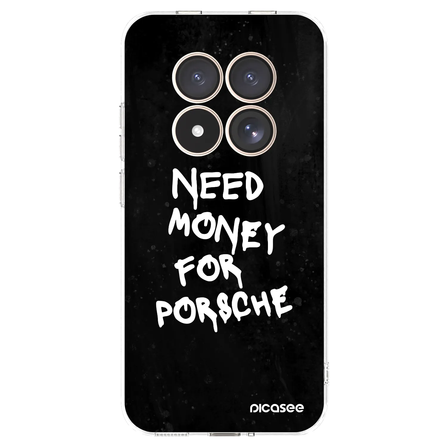 Picasee husă transparentă din silicon pentru Xiaomi Redmi Note 15 Pro 4G - Black Dollar