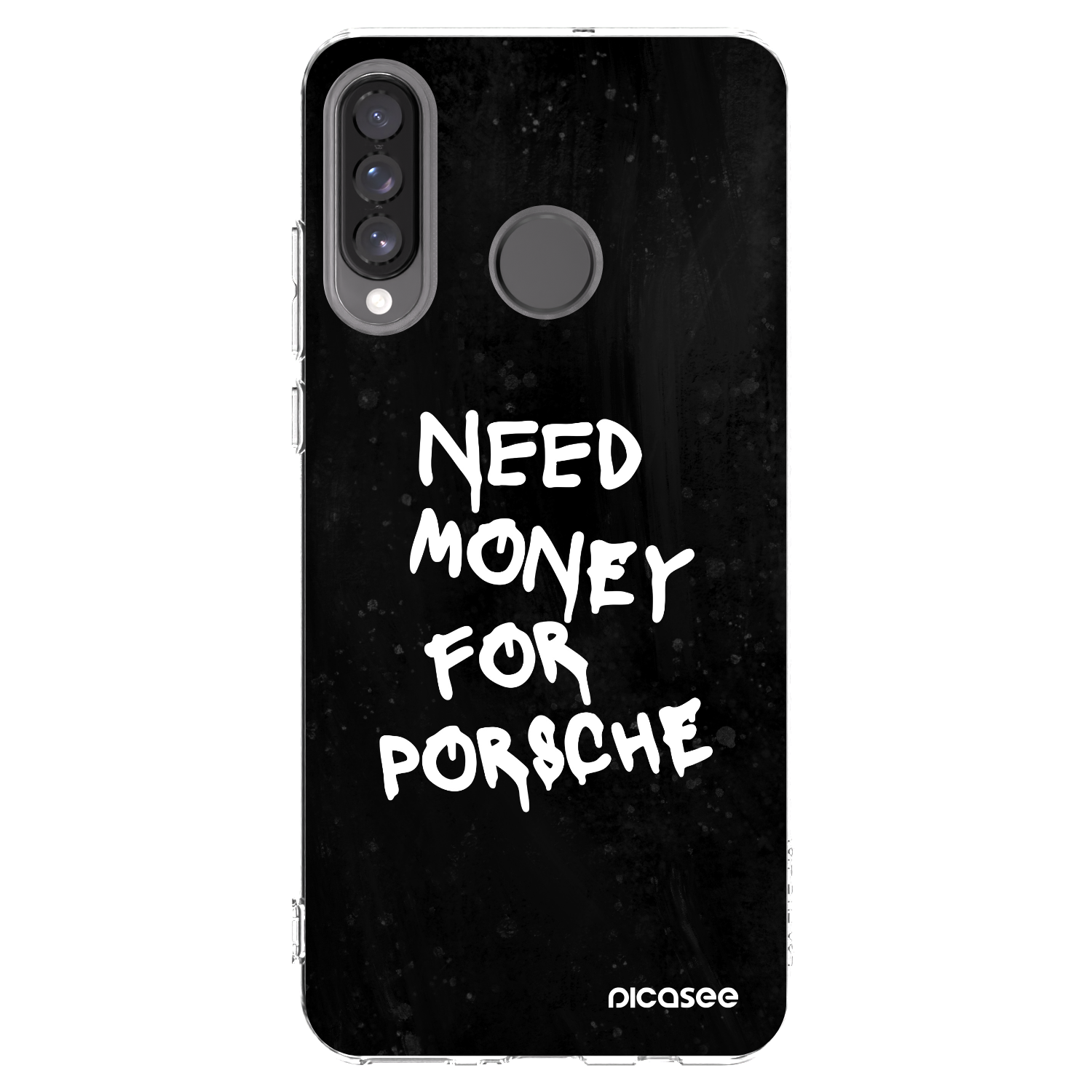 Picasee husă transparentă din silicon pentru Huawei P30 Lite - Black Dollar