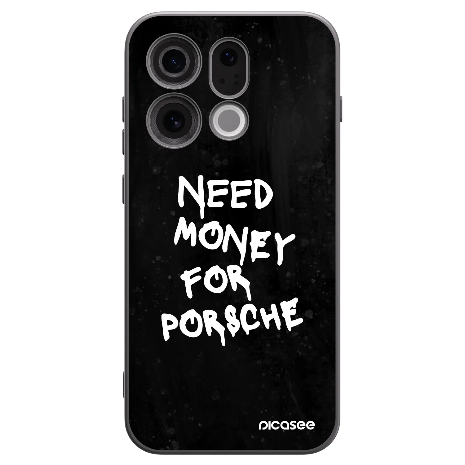 Picasee husă neagră din silicon pentru OPPO Find X9 - Black Dollar