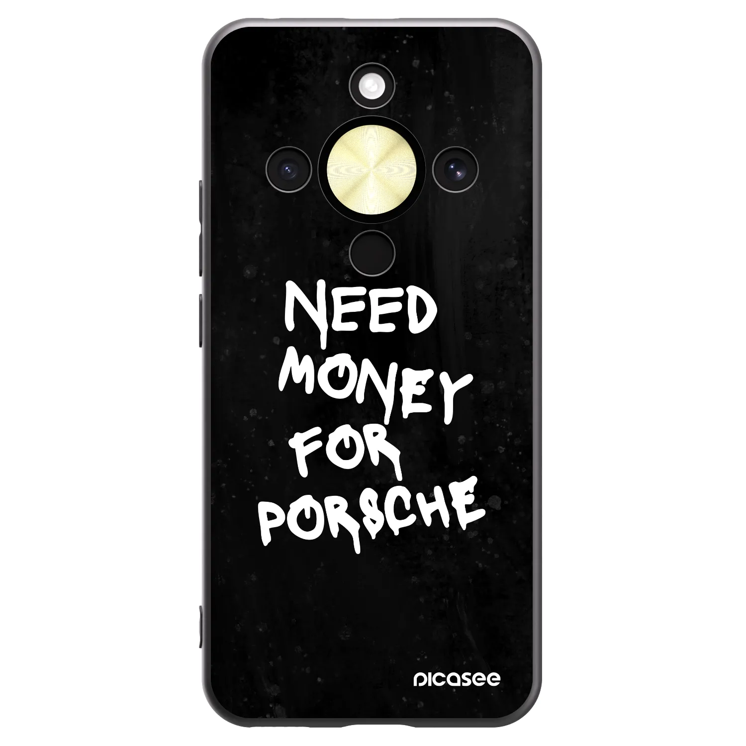 Picasee husă neagră din silicon pentru Honor Magic8 Lite 5G - Black Dollar