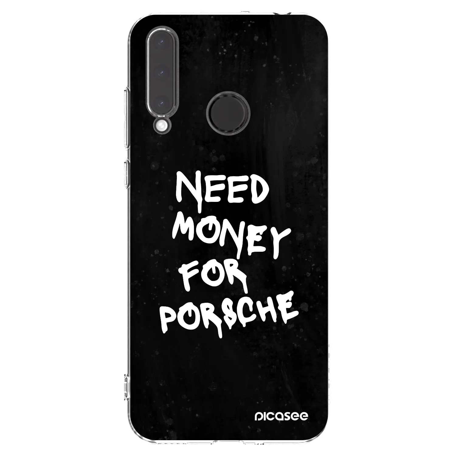 Picasee husă transparentă din silicon pentru Honor 20 Lite - Black Dollar