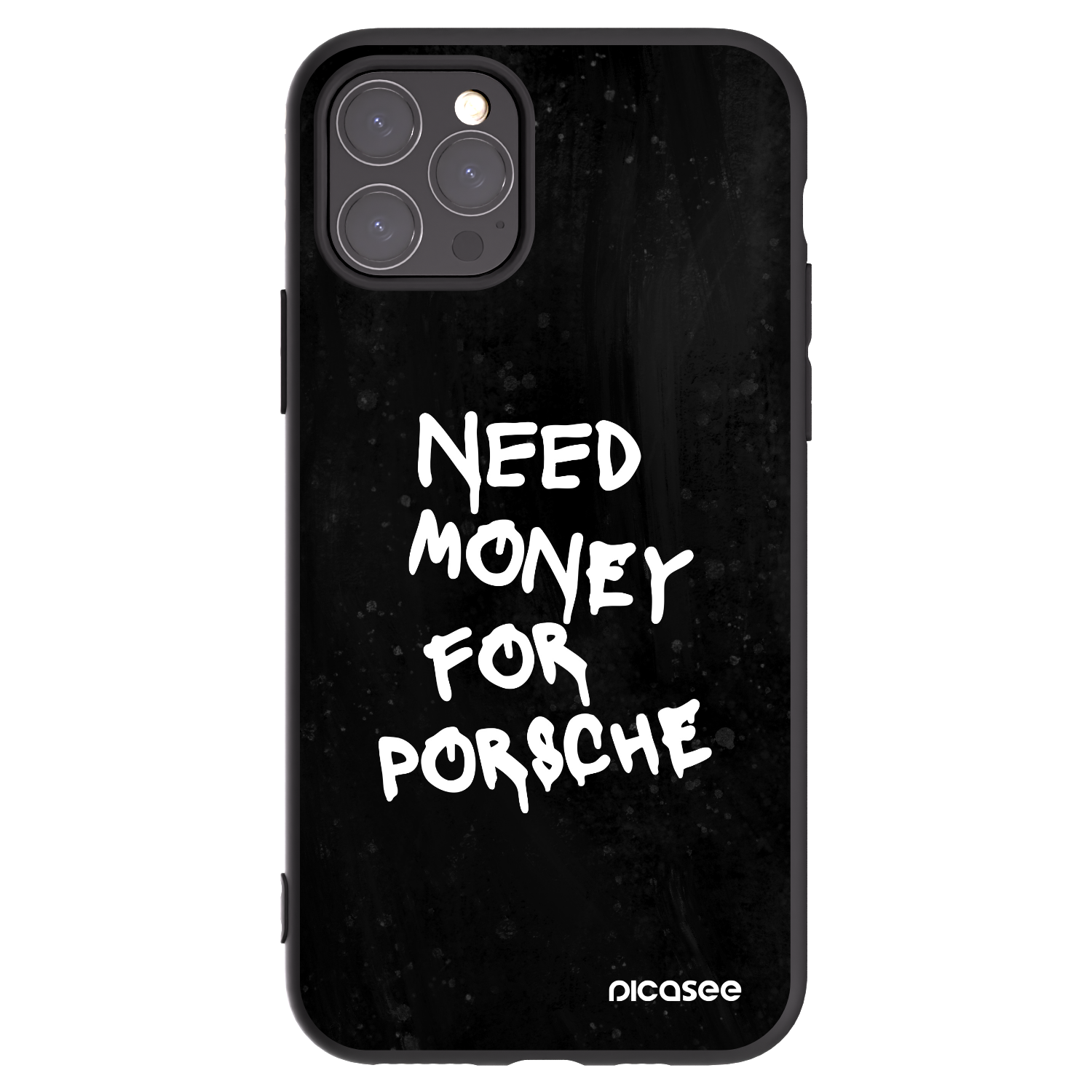 Picasee husă neagră din silicon pentru Apple iPhone 11 Pro - Black Dollar
