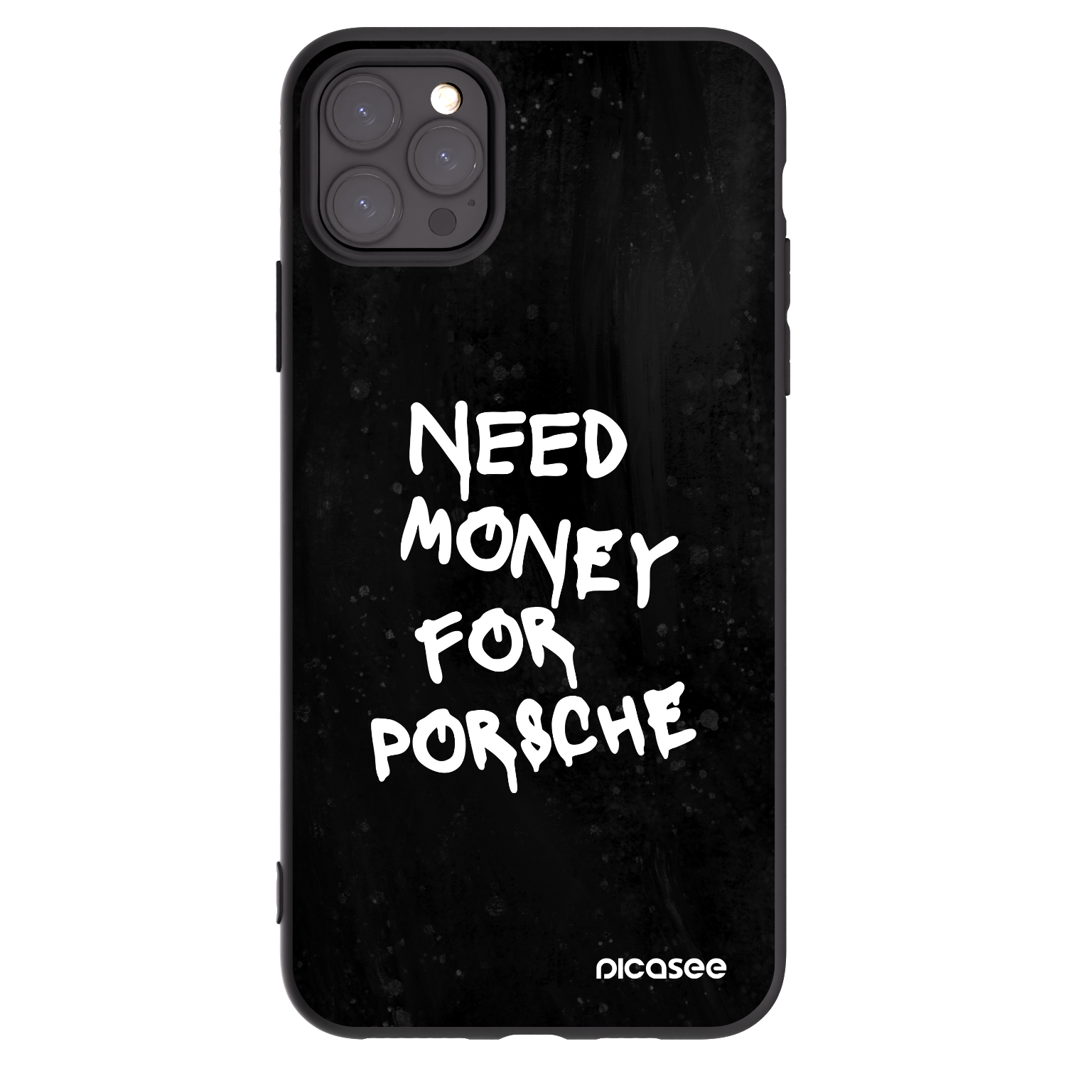 Picasee husă neagră din silicon pentru Apple iPhone 11 Pro Max - Black Dollar
