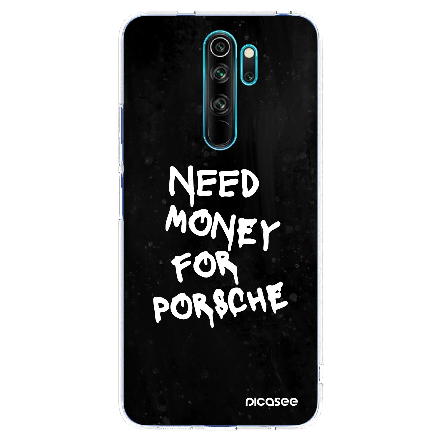 Picasee husă transparentă din silicon pentru Xiaomi Redmi Note 8 Pro - Black Dollar