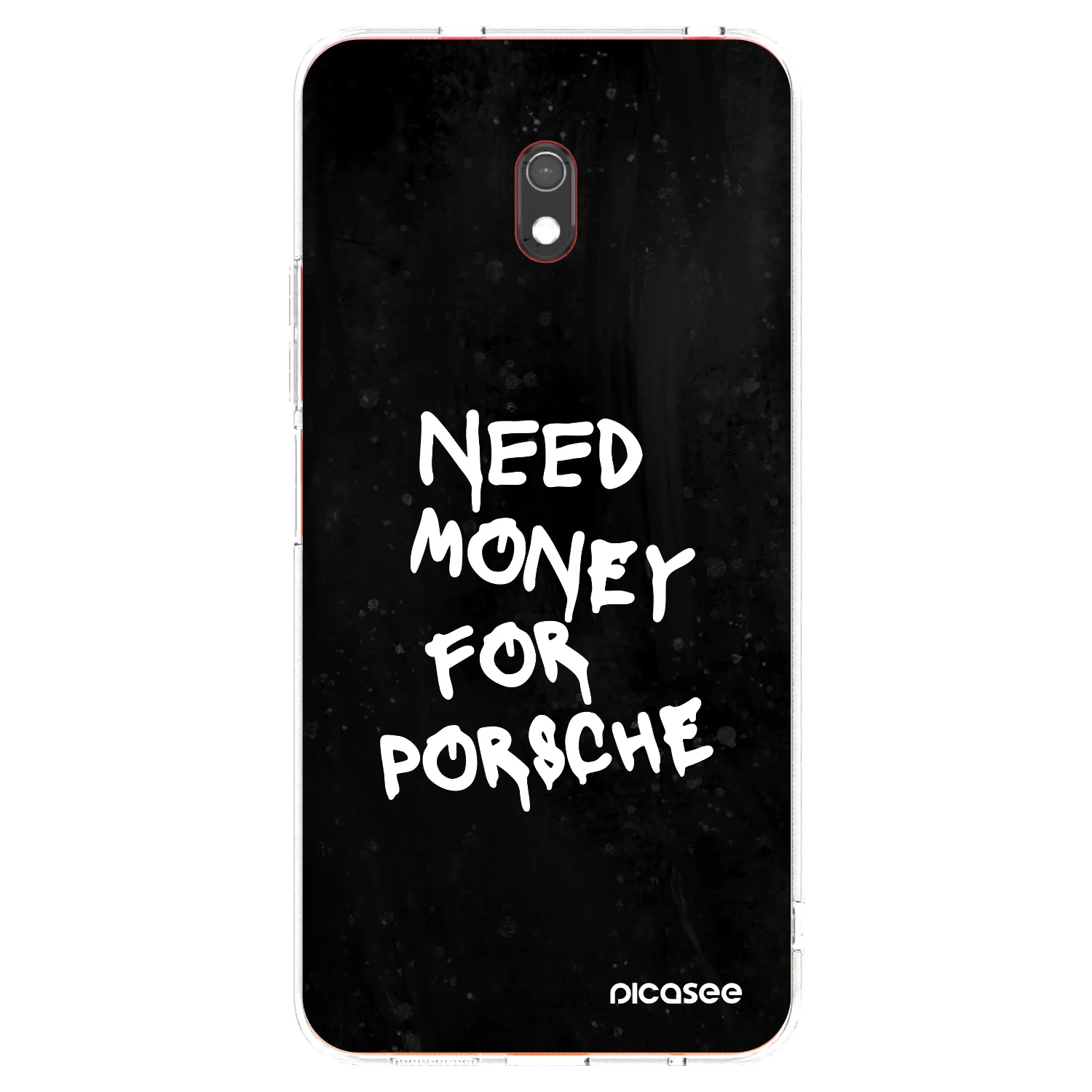 Picasee husă transparentă din silicon pentru Xiaomi Redmi 8A - Black Dollar