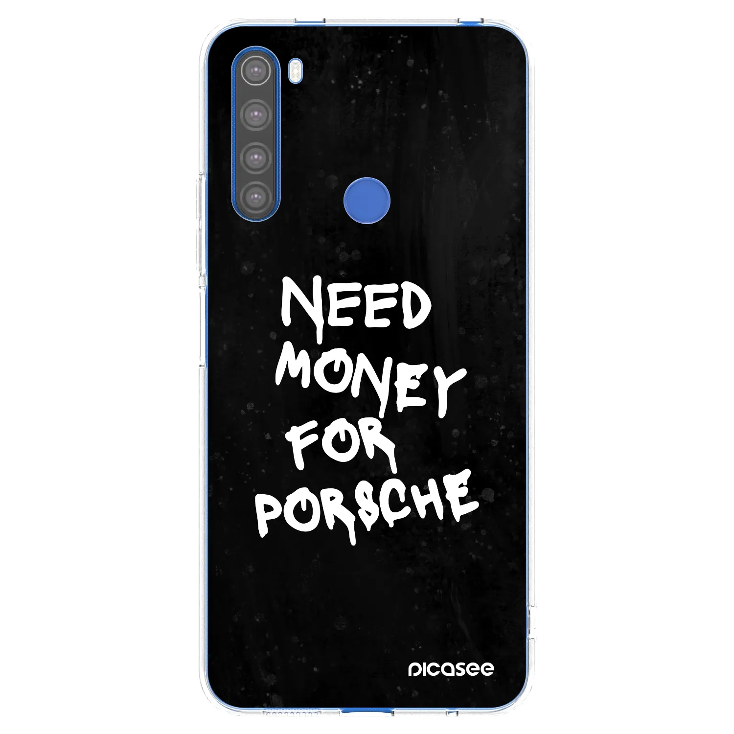 Picasee husă transparentă din silicon pentru Xiaomi Redmi Note 8T - Black Dollar