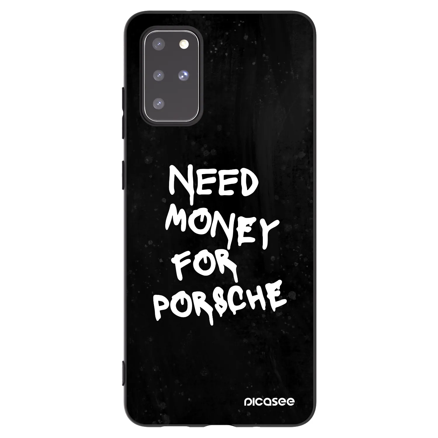 Picasee husă neagră din silicon pentru Samsung Galaxy S20+ G985F - Black Dollar
