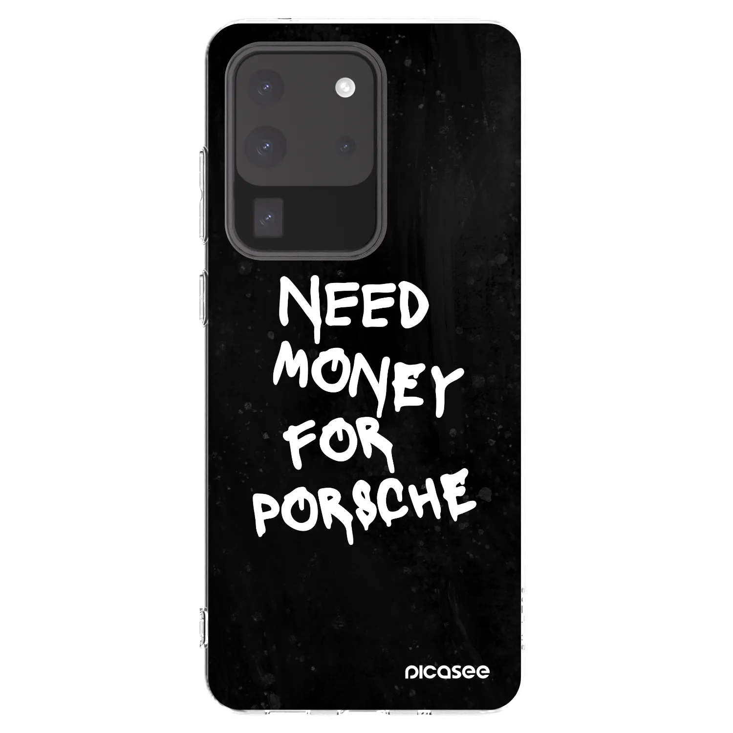 Picasee husă transparentă din silicon pentru Samsung Galaxy S20 Ultra 5G G988F - Black Dollar