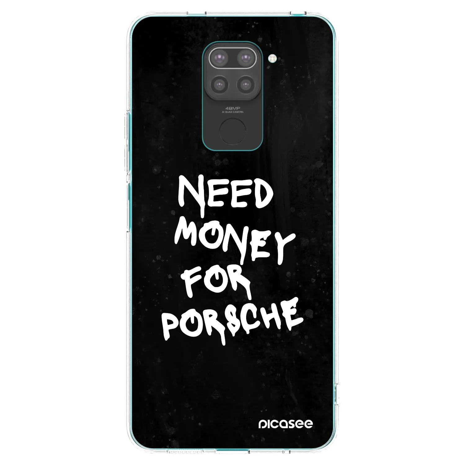 Picasee husă neagră din silicon pentru Xiaomi Redmi Note 9 - Black Dollar