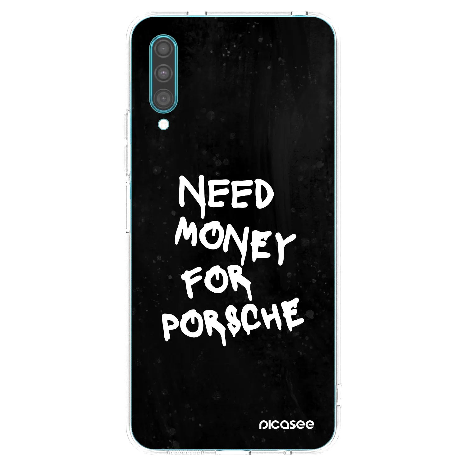Picasee husă transparentă din silicon pentru Samsung Galaxy A30s A307F - Black Dollar