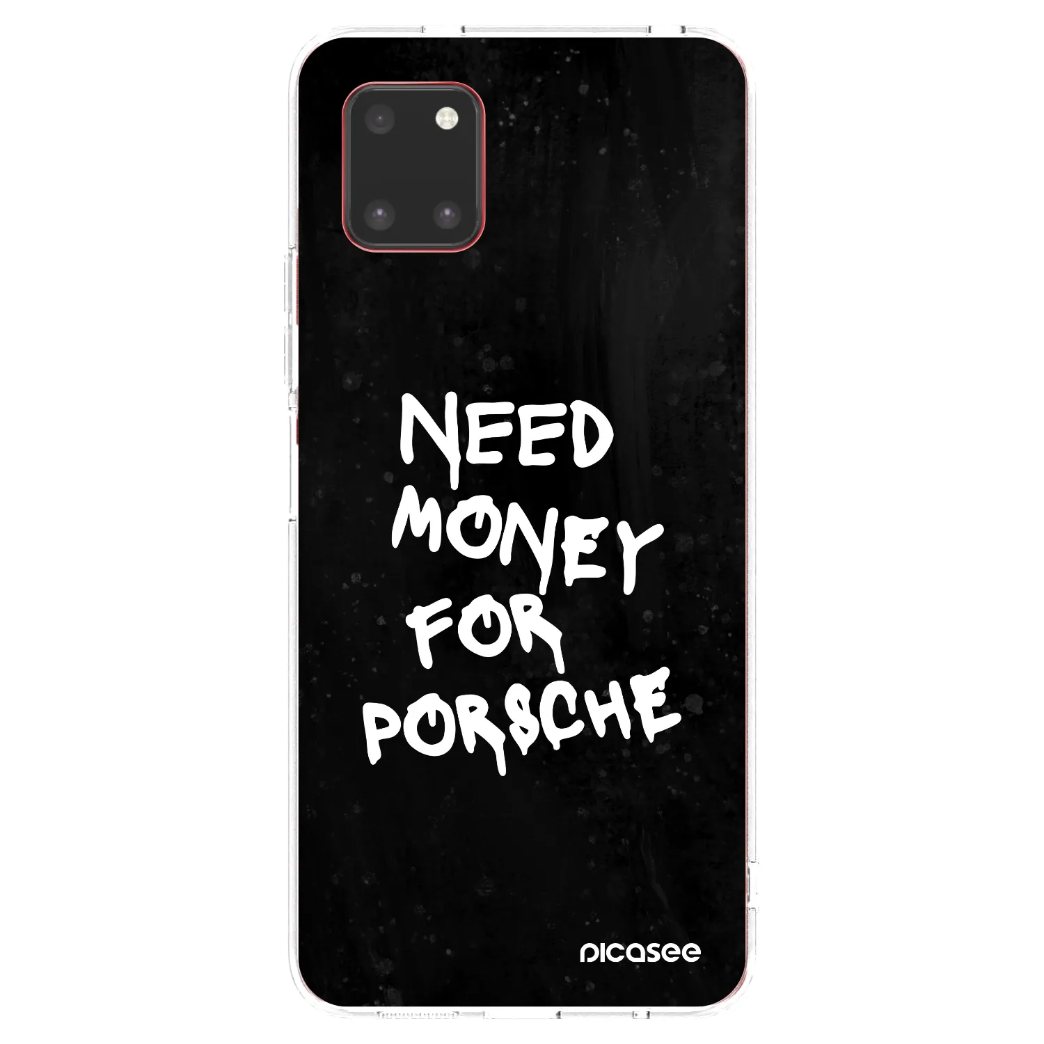 Picasee husă transparentă din silicon pentru Samsung Galaxy Note 10 Lite N770F - Black Dollar