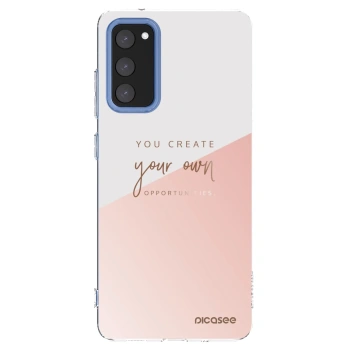 Picasee husă transparentă din silicon pentru Samsung Galaxy S20 FE - You create your own opportunities
