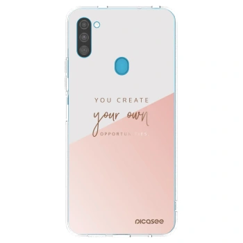Picasee husă transparentă din silicon pentru Samsung Galaxy M11 - You create your own opportunities