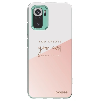 Picasee husă transparentă din silicon pentru Xiaomi Redmi Note 10 Pro - You create your own opportunities