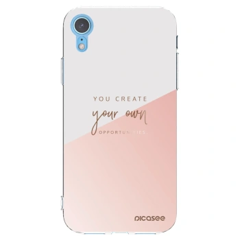 Picasee husă transparentă din silicon pentru Apple iPhone XR - You create your own opportunities