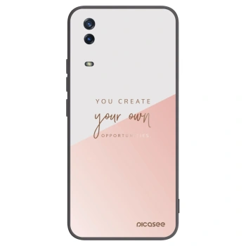 Picasee husă neagră din silicon pentru Vivo Y11s - You create your own opportunities