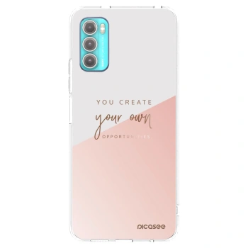 Picasee husă transparentă din silicon pentru Motorola Moto G60 - You create your own opportunities