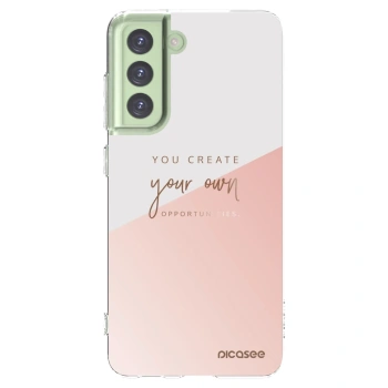 Picasee husă transparentă din silicon pentru Samsung Galaxy S21 FE 5G - You create your own opportunities