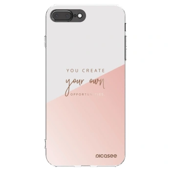 Picasee husă transparentă din silicon pentru Apple iPhone 7 Plus - You create your own opportunities