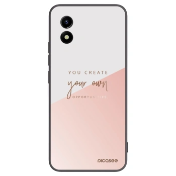 Picasee husă neagră din silicon pentru Vivo Y01 - You create your own opportunities