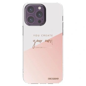 Picasee husă transparentă din silicon pentru Apple iPhone 14 Pro Max - You create your own opportunities