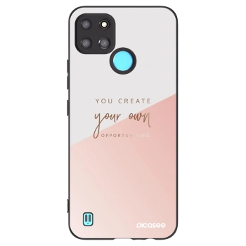 Picasee husă neagră din silicon pentru Realme C21Y - You create your own opportunities