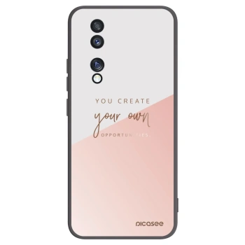 Picasee husă neagră din silicon pentru Honor 70 - You create your own opportunities