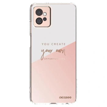 Picasee husă transparentă din silicon pentru Motorola Moto G32 - You create your own opportunities