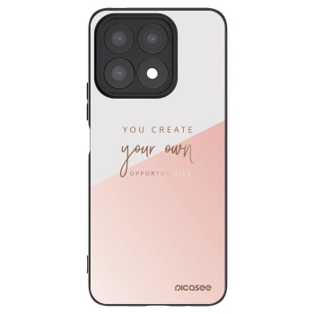 Picasee husă neagră din silicon pentru Honor X8a - You create your own opportunities