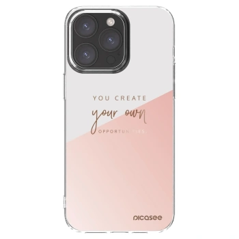 Picasee husă transparentă din silicon pentru Apple iPhone 15 Pro Max - You create your own opportunities
