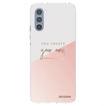 Picasee husă transparentă din silicon pentru Motorola Moto G62 - You create your own opportunities