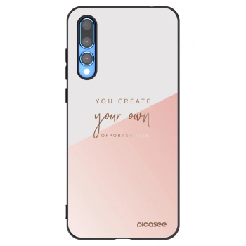 Picasee husă neagră din silicon pentru Huawei P20 Pro - You create your own opportunities