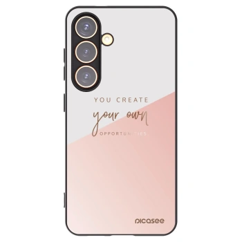Picasee husă neagră din silicon pentru Samsung Galaxy S24 S921B 5G - You create your own opportunities