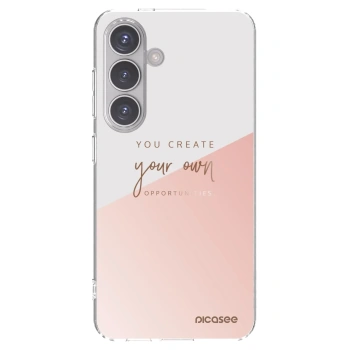 Picasee husă transparentă din silicon pentru Samsung Galaxy S24 S921B 5G - You create your own opportunities