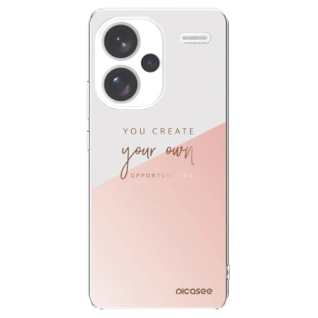Picasee husă transparentă din silicon pentru Xiaomi Redmi Note 13 Pro+ 5G - You create your own opportunities