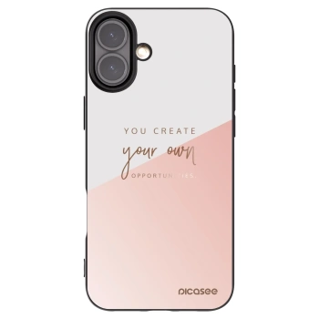 Picasee husă neagră din silicon pentru Apple iPhone 16 Plus - You create your own opportunities