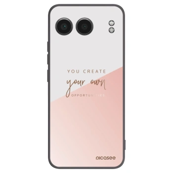 Picasee husă neagră din silicon pentru OnePlus Nord 4 - You create your own opportunities